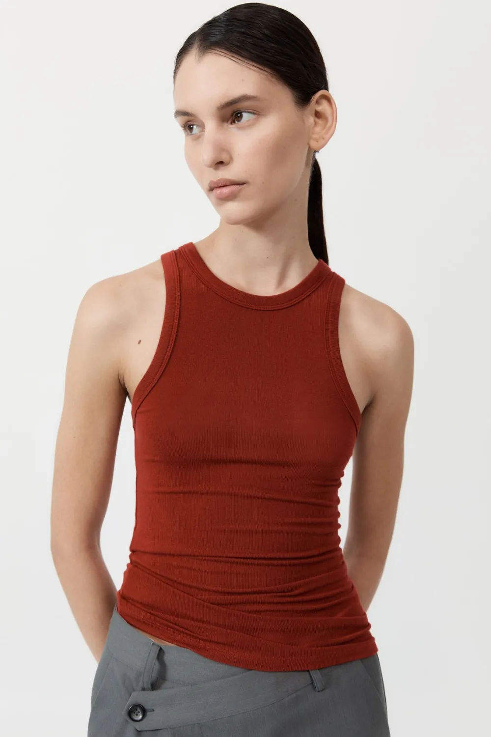 Jersey Tank - Rouge|St. Agni New