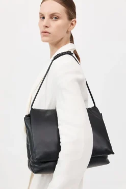 Large Soft Pillow Bag - Black|St. Agni Cheap