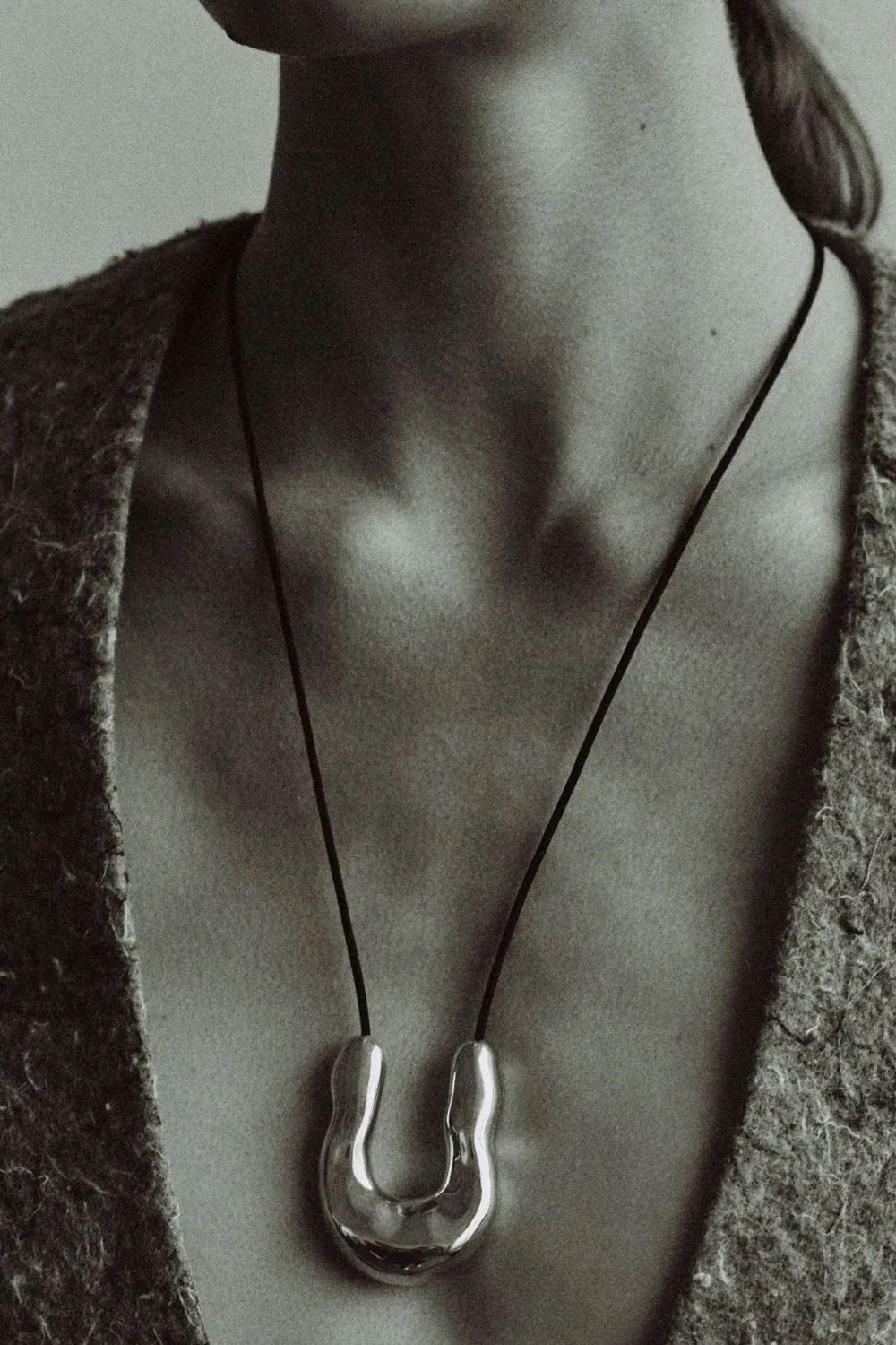 Large Wishbone Pendant - By AGMES|St. Agni Clearance
