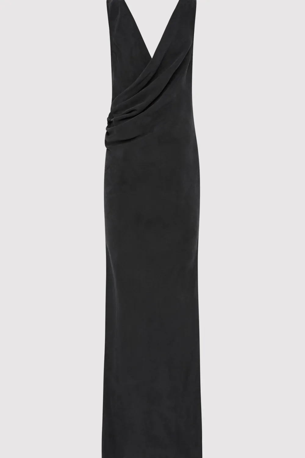 Layered Drape Dress - Black|St. Agni Sale