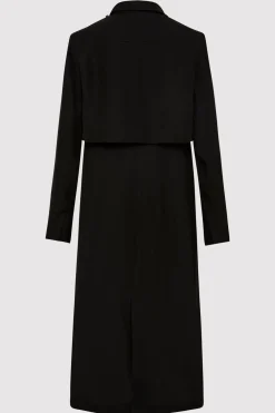 Layered Summer Trench - Black|St. Agni Shop