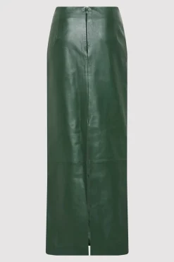 Leather Column Skirt -|St. Agni Discount