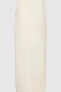 Leather Column Skirt -|St. Agni Store