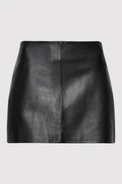 Leather Mini Skirt -|St. Agni Clearance