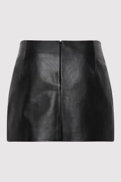 Leather Mini Skirt -|St. Agni Clearance