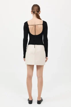 Leather Mini Skirt -|St. Agni Hot