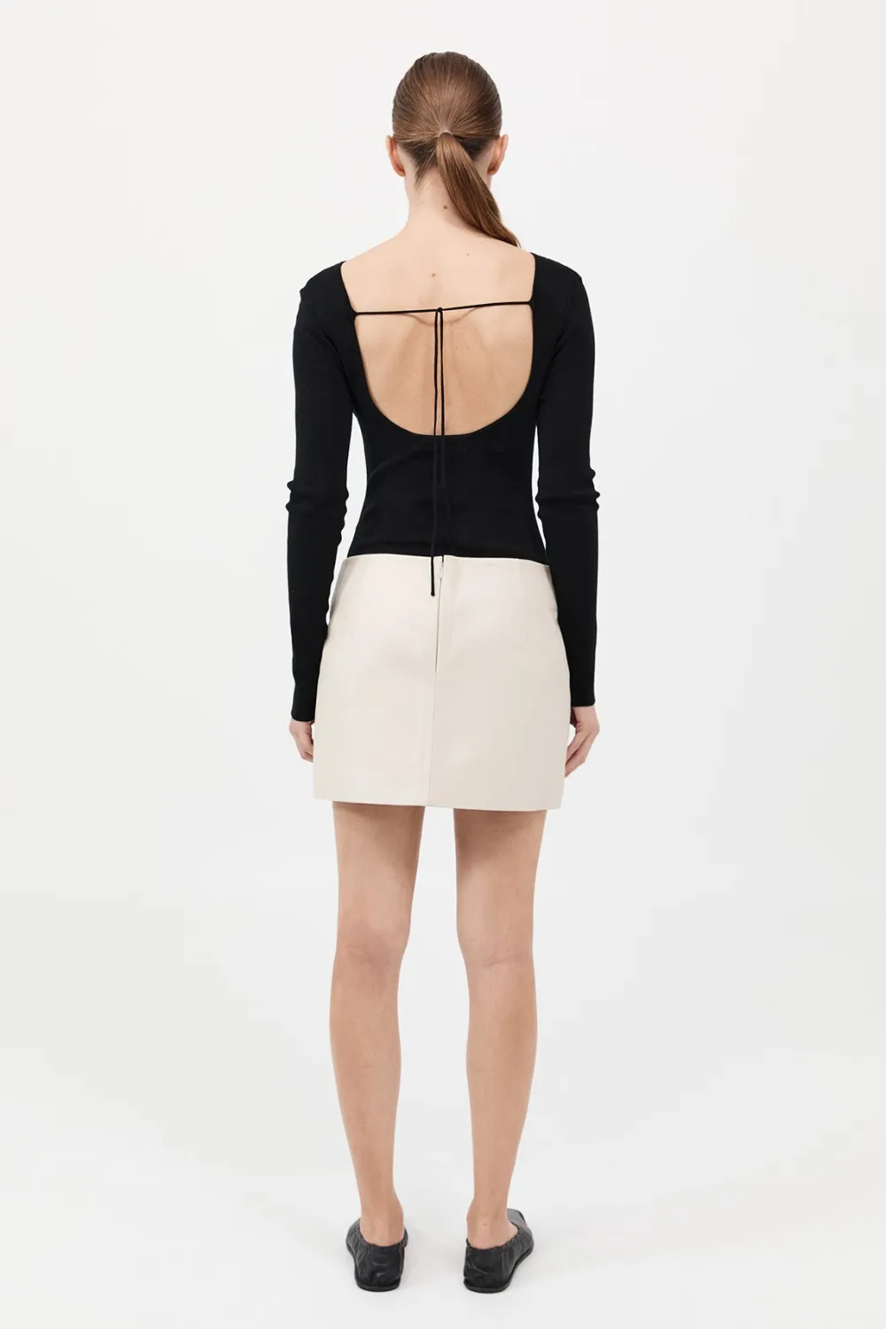 Leather Mini Skirt -|St. Agni Hot