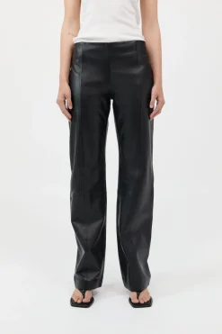 Leather Pants - Black|St. Agni Flash Sale