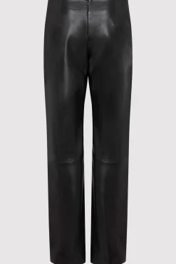 Leather Pants - Black|St. Agni Flash Sale