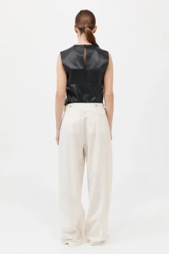 Leather Top -|St. Agni Discount