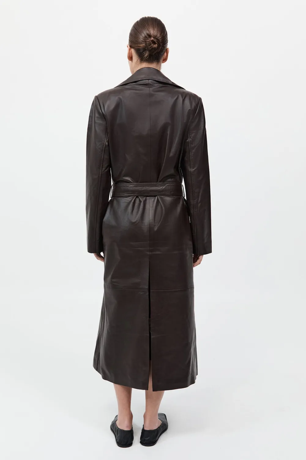 Leather Trench Coat -|St. Agni Best