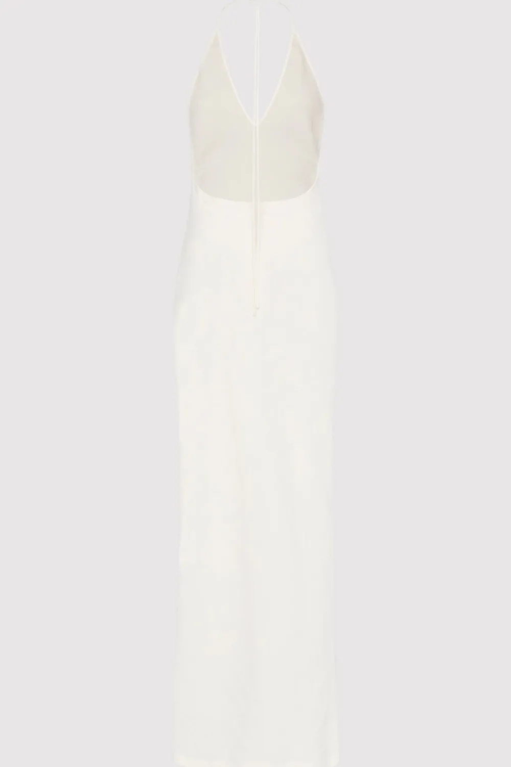 Linen Bias Halter Dress -|St. Agni Store