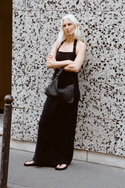 Linen Bias Maxi Dress -|St. Agni Fashion