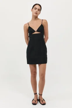 Linen Bra Mini Dress -|St. Agni Flash Sale
