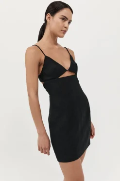 Linen Bra Mini Dress -|St. Agni Flash Sale