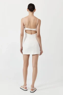 Linen Bra Mini Dress -|St. Agni Cheap
