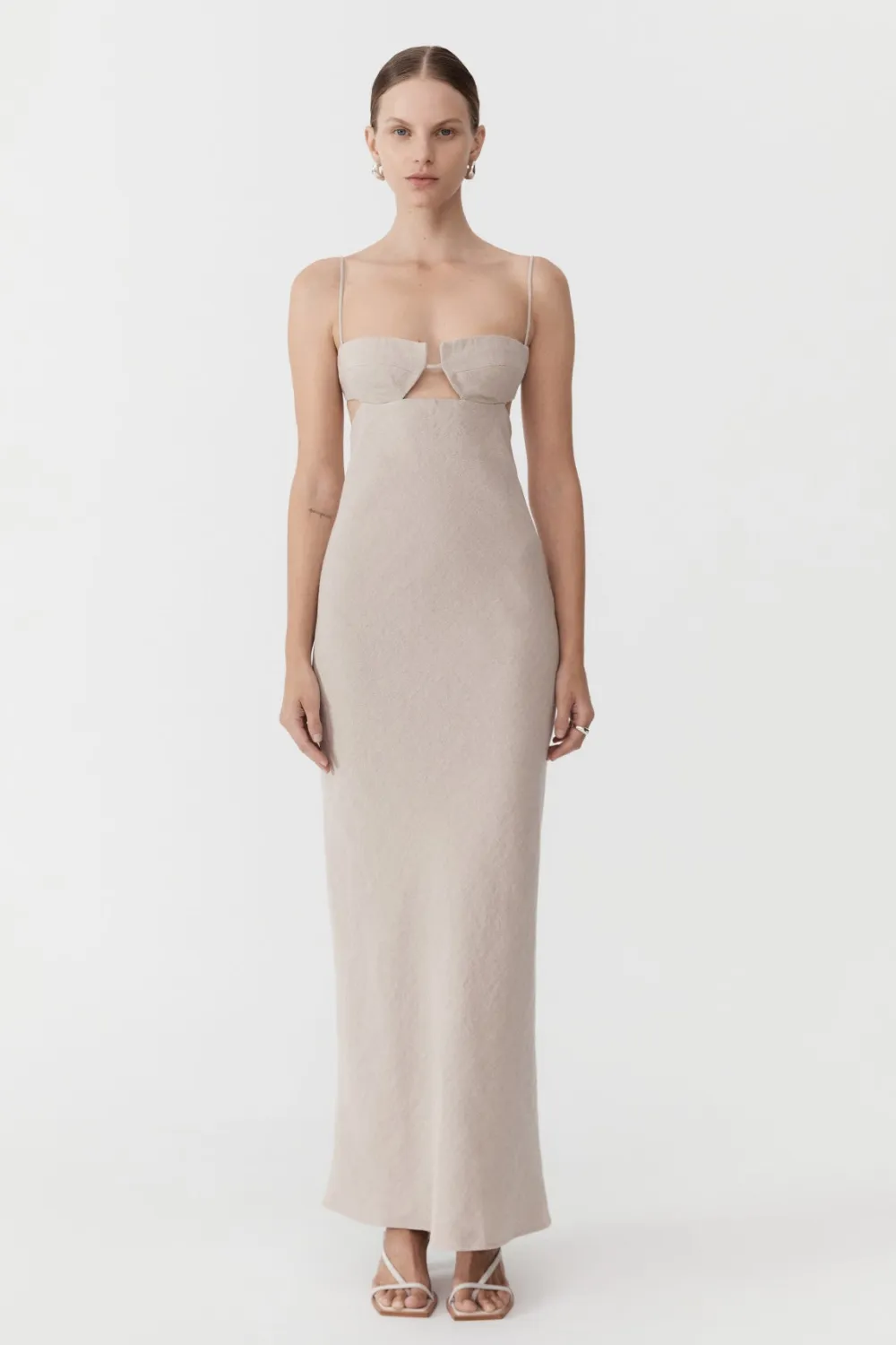 Linen Resort Dress -|St. Agni Outlet
