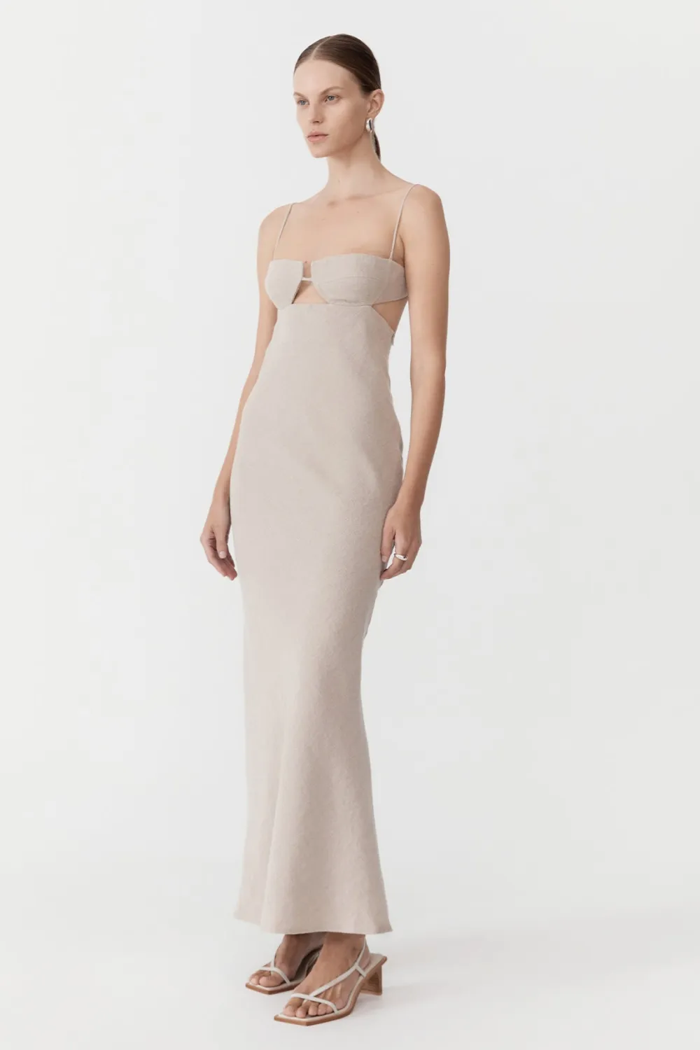 Linen Resort Dress -|St. Agni Outlet