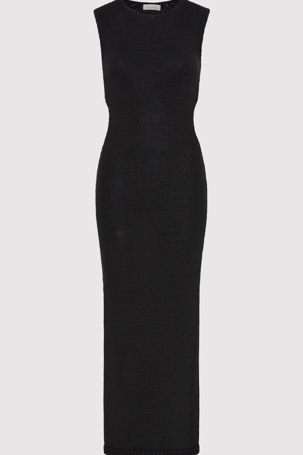 Linen Silk Blend Cut Out Dress -|St. Agni Outlet