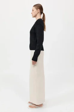 Linen Silk Blend Jumper -|St. Agni New