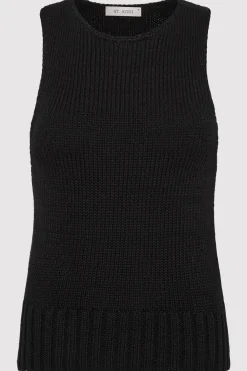 Linen Silk Blend Tank -|St. Agni Cheap