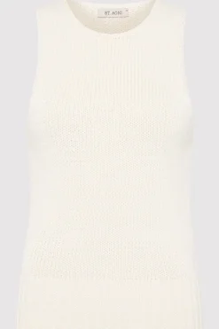 Linen Silk Blend Tank -|St. Agni Clearance
