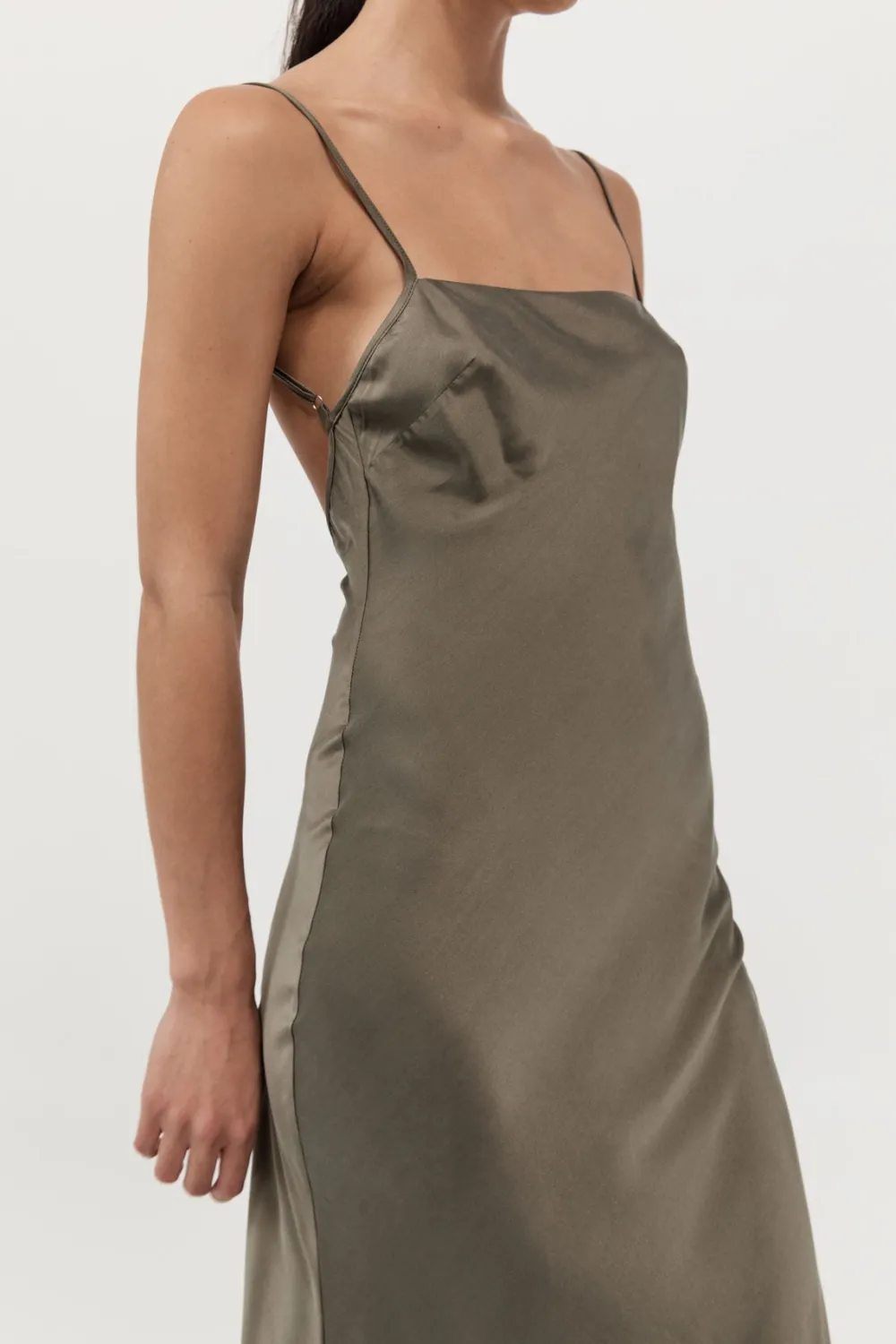 Low Back Slip Dress -|St. Agni Hot