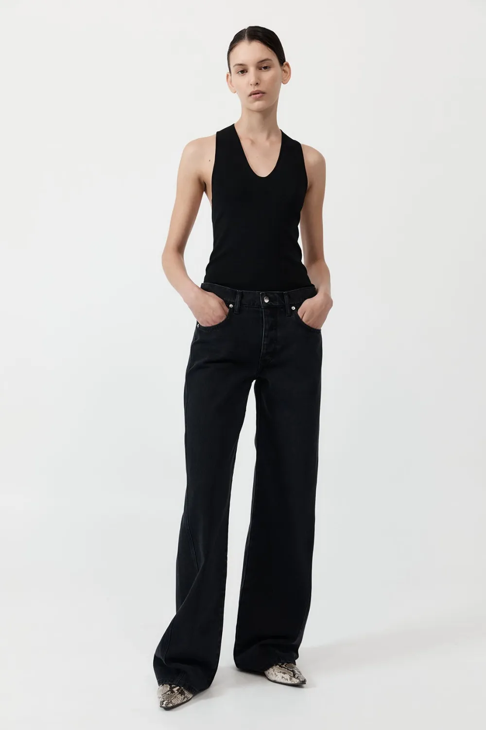 Low Rise Jeans -|St. Agni Hot