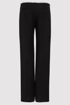 Low Waist Raw Edge Pants -|St. Agni Best Sale