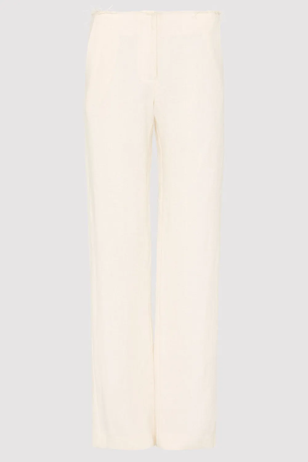 Low Waist Raw Edge Pants -|St. Agni Clearance