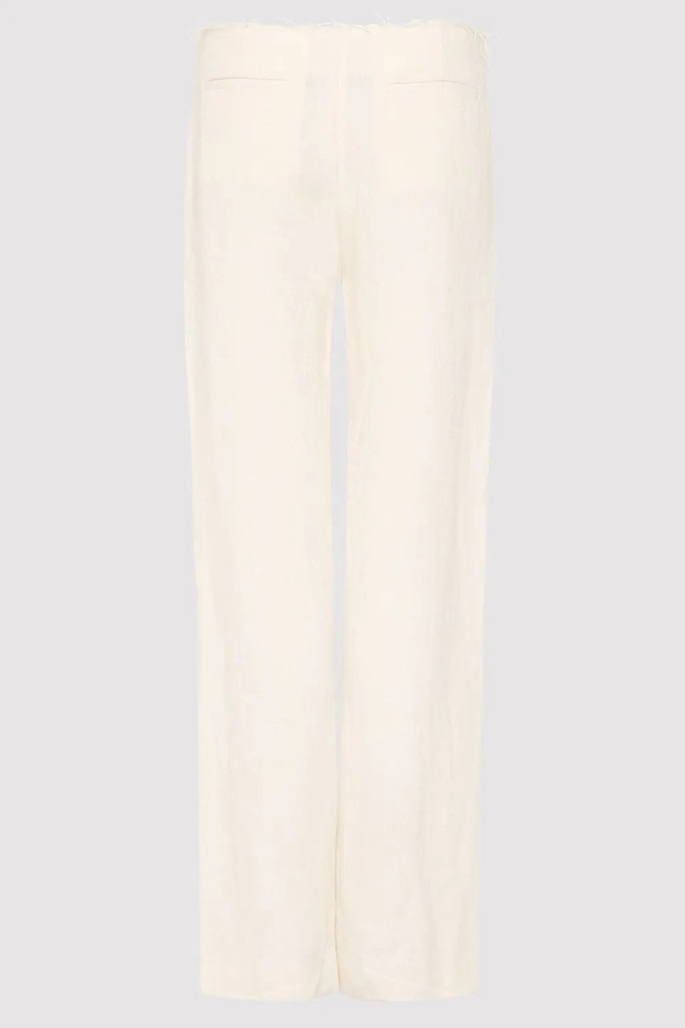 Low Waist Raw Edge Pants -|St. Agni Clearance