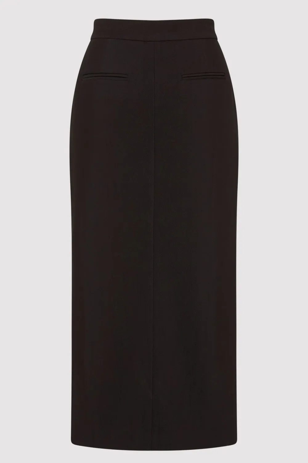 Low waisted Tailored Skirt - Black|St. Agni Clearance