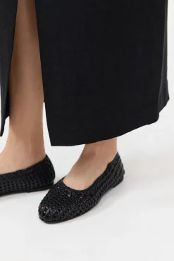 Macrame Mesh Ballet Flats -|St. Agni Shop