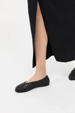 Macrame Mesh Ballet Flats -|St. Agni Shop