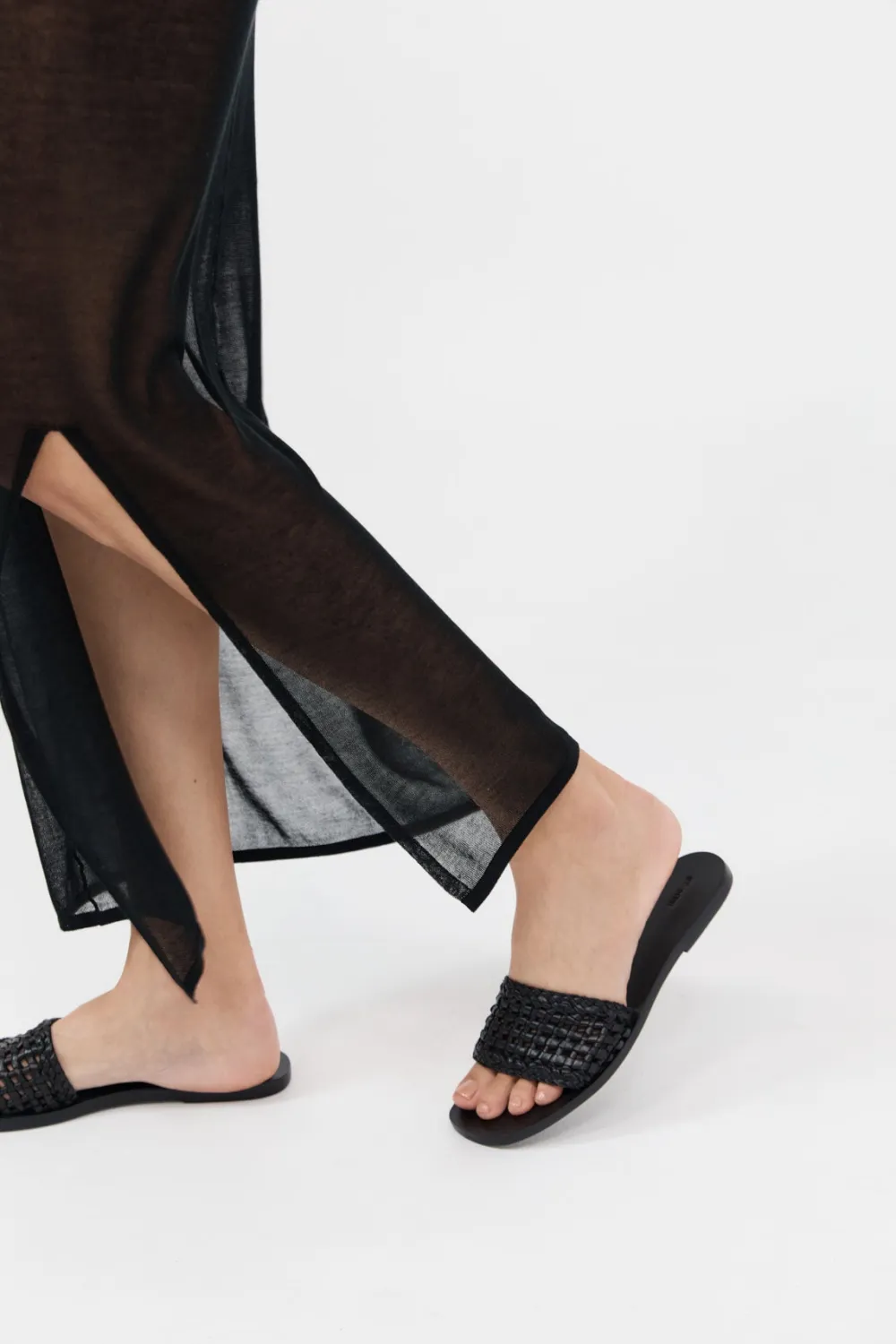 Macrame Mesh Slides -|St. Agni Shop