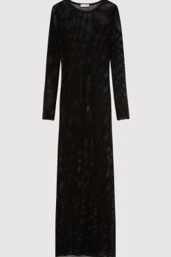 Mesh Long Sleeve Dress -|St. Agni Shop