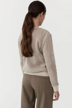 Mesh Long Sleeve Top -|St. Agni Store