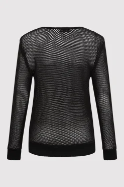 Mesh Long Sleeve Top -|St. Agni Flash Sale