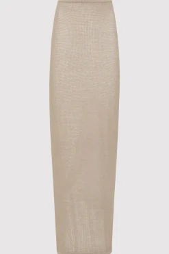 Mesh Maxi Skirt - Fog|St. Agni Online