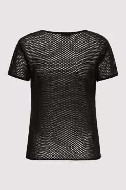 Mesh Short Sleeve Tee -|St. Agni Sale