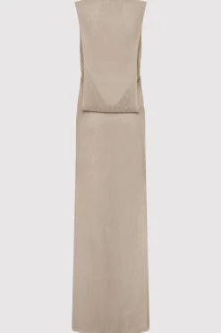 Mesh Tuck Back Maxi Dress -|St. Agni Store