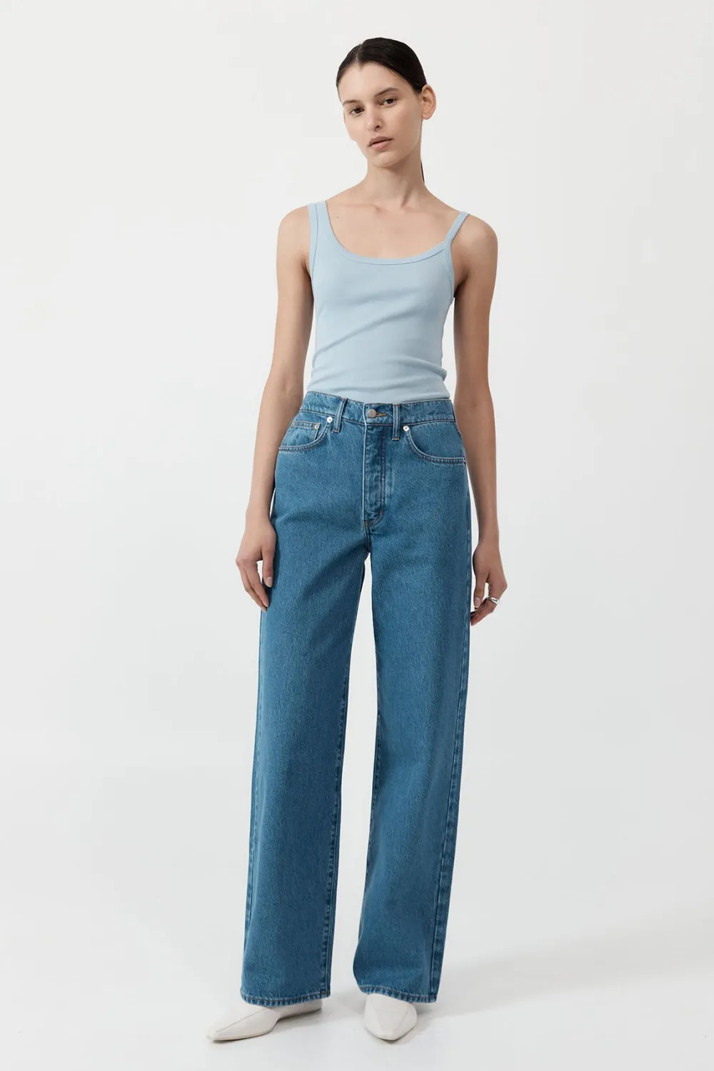 Mid Rise Wide Leg -|St. Agni Store