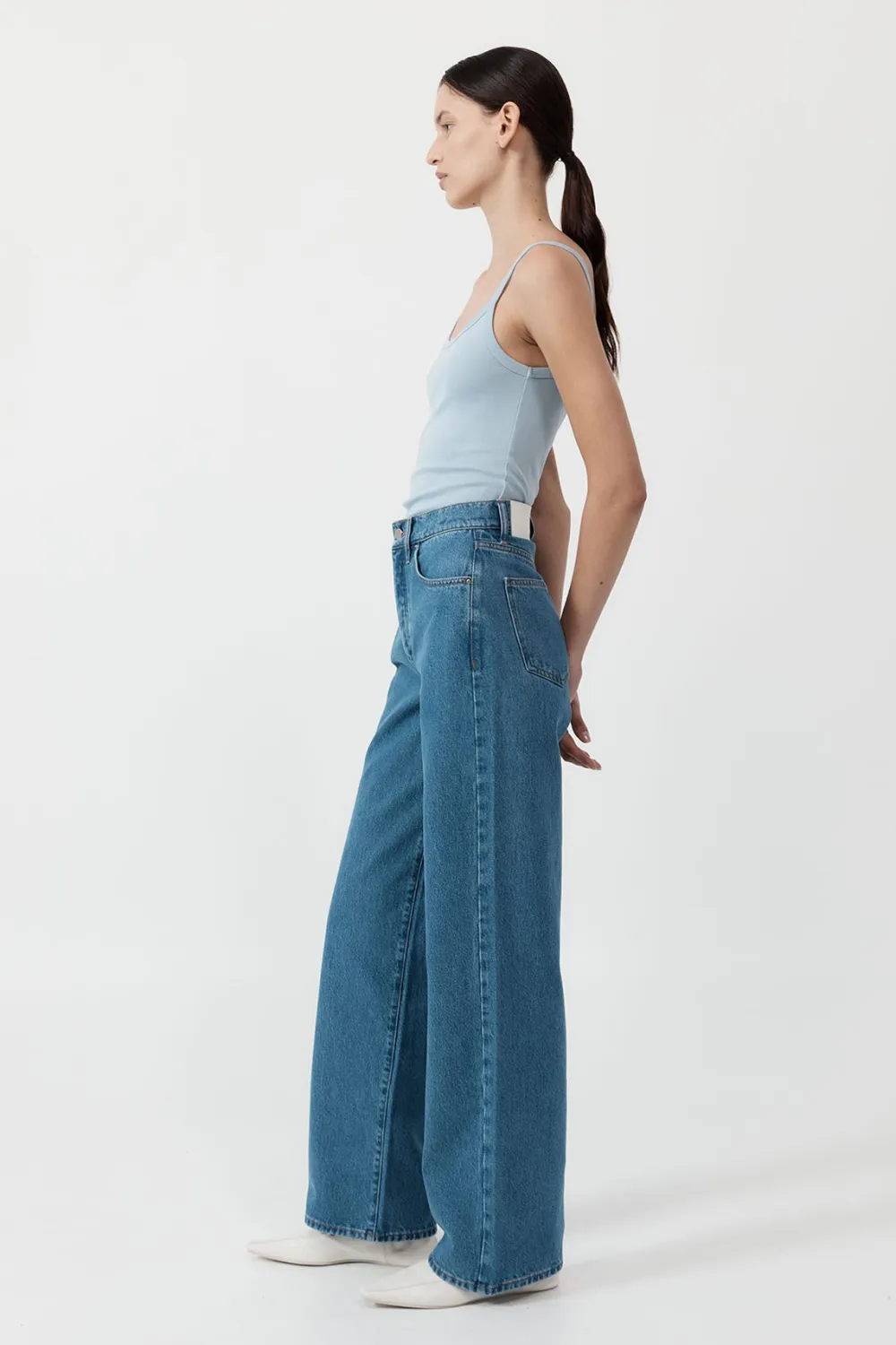 Mid Rise Wide Leg -|St. Agni Store
