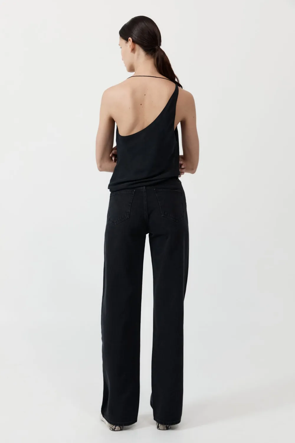 Mid Rise Wide Leg -|St. Agni Cheap