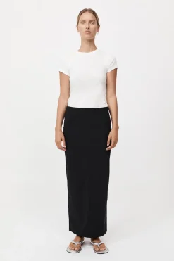 Minimal Column Skirt -|St. Agni Best Sale