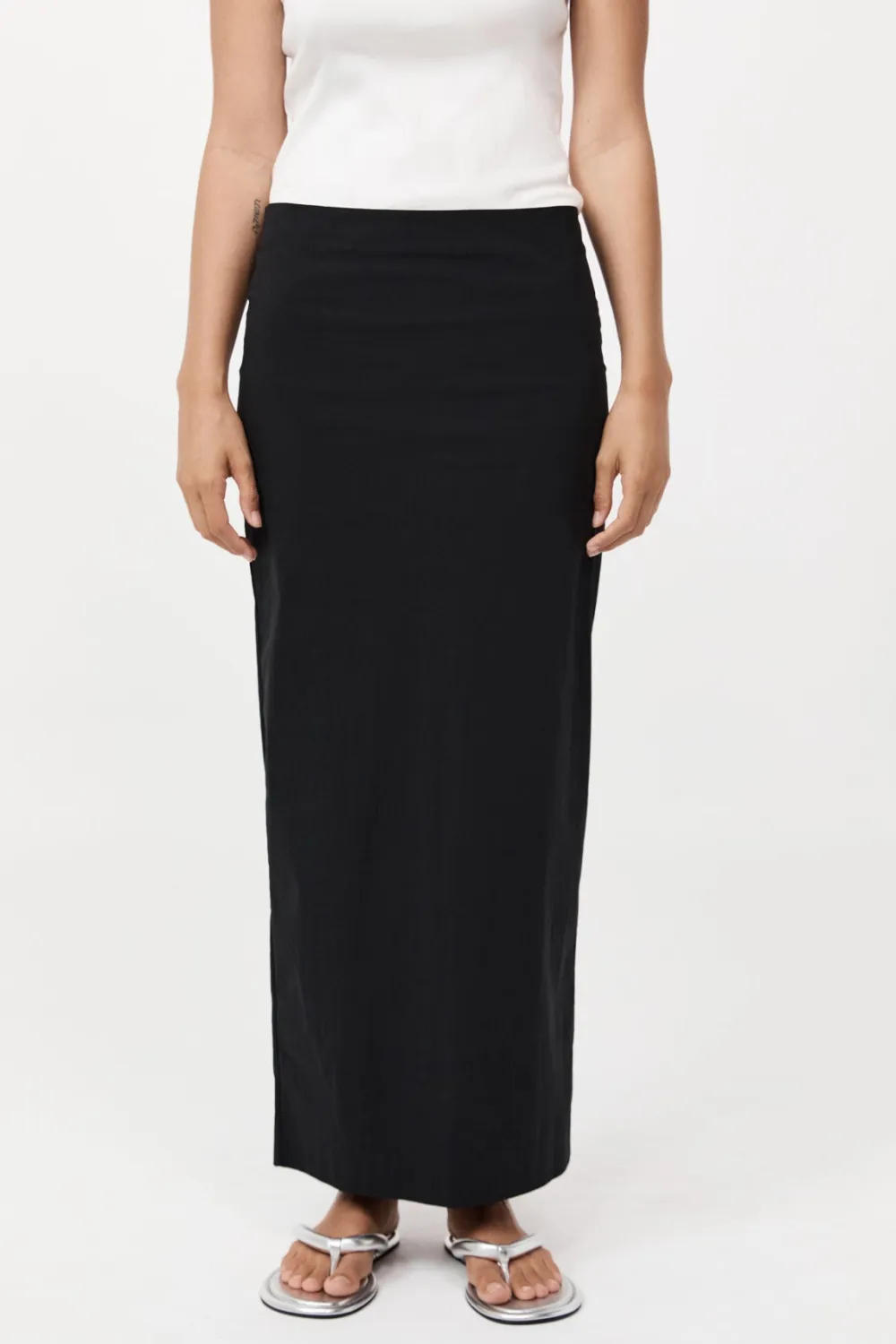 Minimal Column Skirt -|St. Agni Best Sale