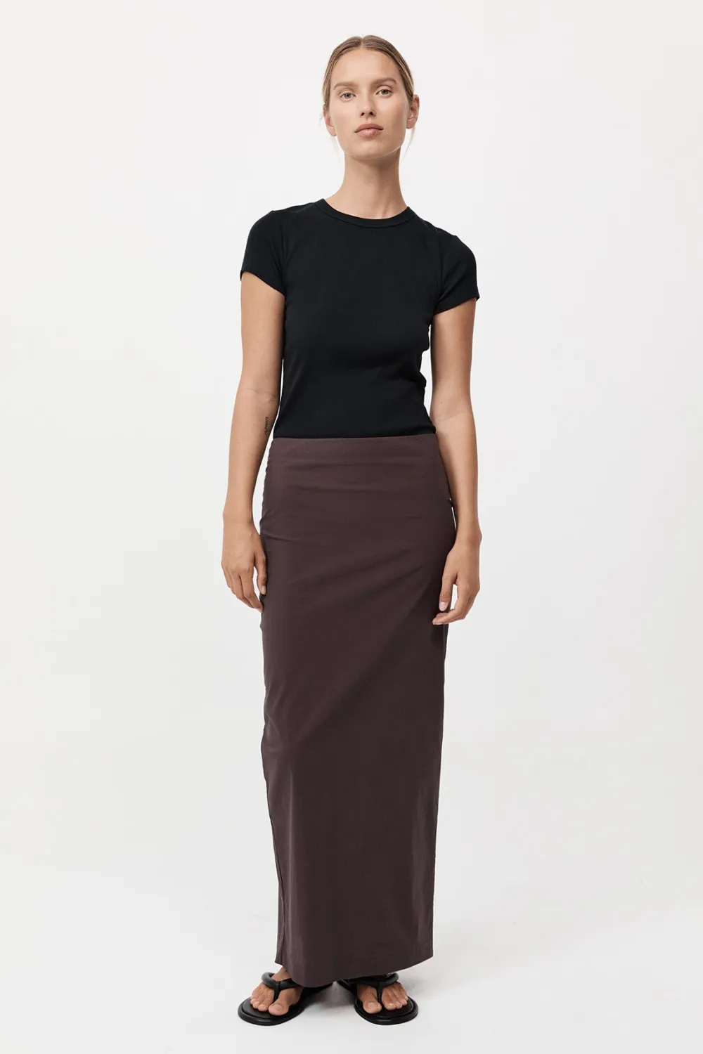 Minimal Column Skirt -|St. Agni Cheap