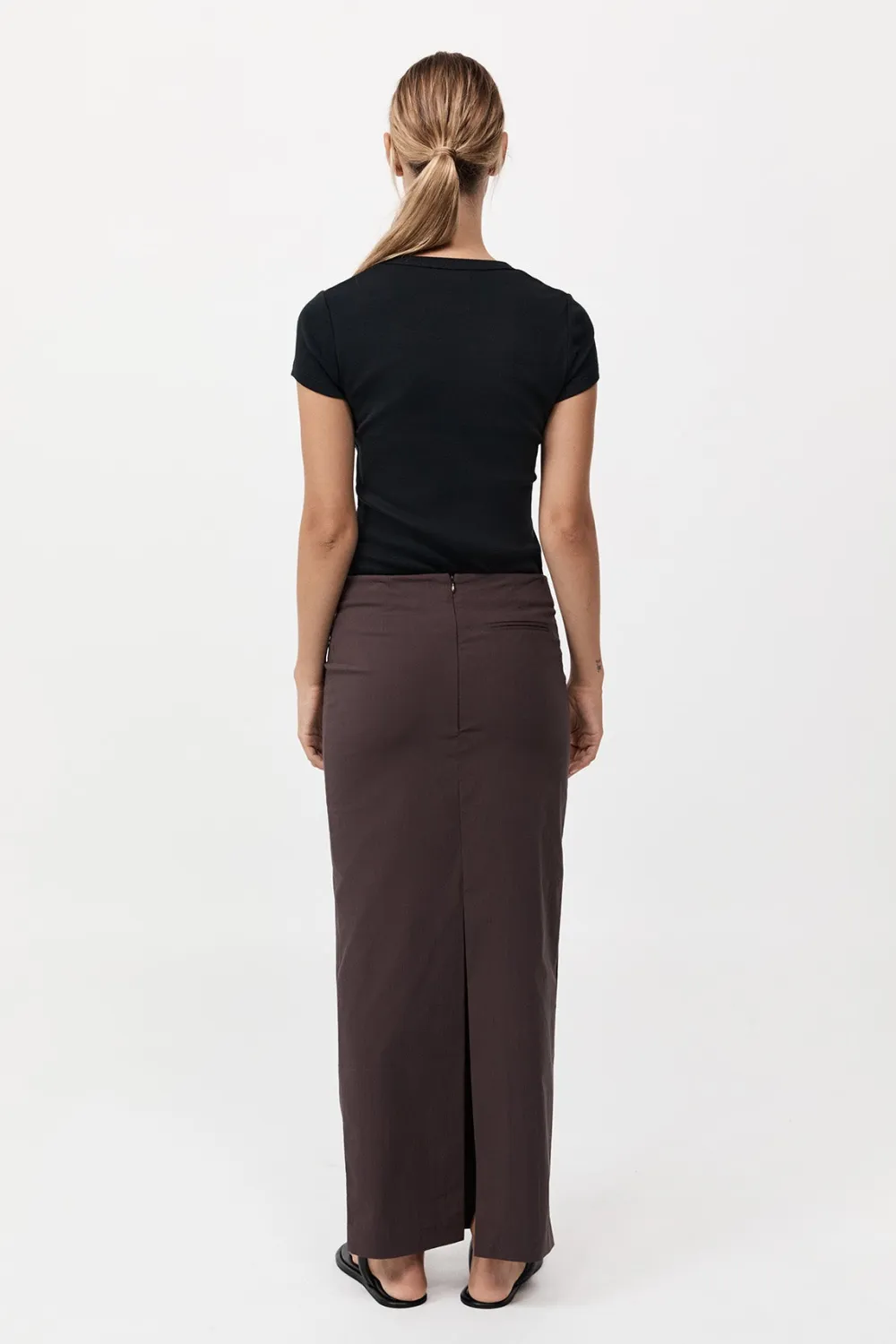 Minimal Column Skirt -|St. Agni Cheap