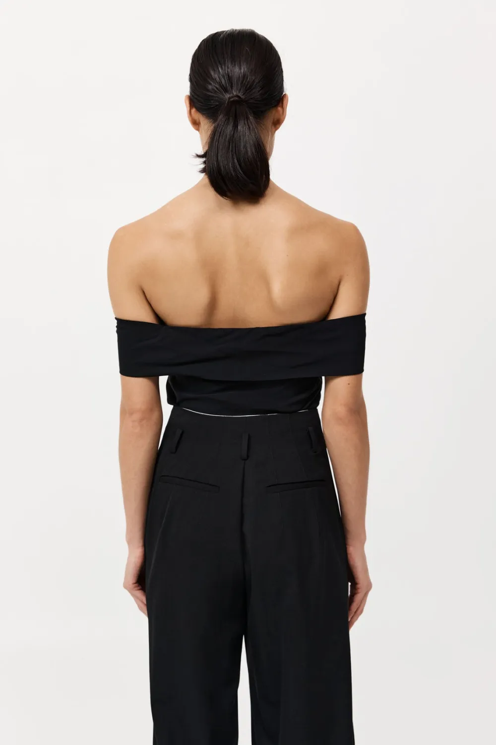 Off Shoulder Top - Black|St. Agni Store