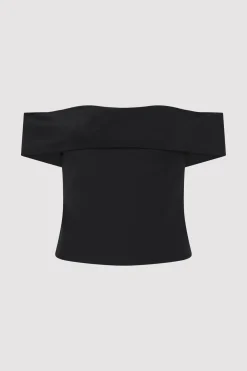 Off Shoulder Top - Black|St. Agni Store